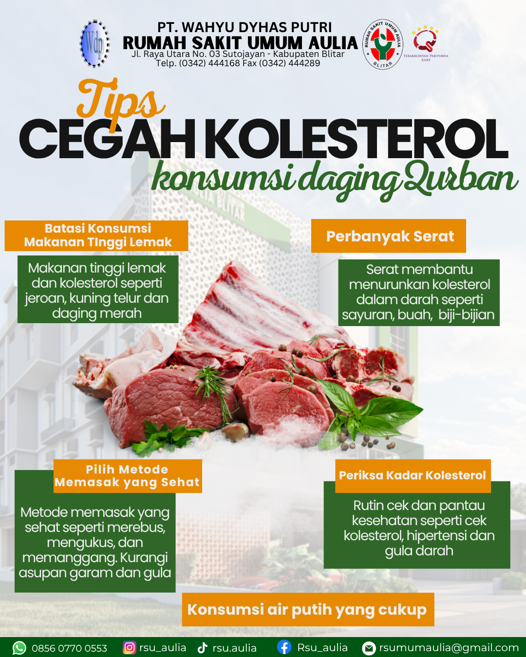 Tetap Sehat Menyantap Daging Qurban: Tips Mencegah Kolesterol Naik